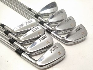 ◇ヴィンテージ マッスルバック ウィルソン Wilson MARK2 INTERNATIONAL 3-9+PW 8本セット 純正スチール (R) アイアン 0229B1 @160 ◇