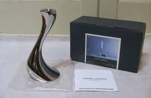 新品 ジョージジェンセン デンマーク/Georg Jensen DENMARK コブラ/COBRA キャンドルホルダ/CANDLE HOLDERS ティーライト/TEA LIGHT未使用