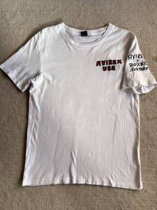 送料込 AVIREX×BOXER JUNTARO Tシャツ M ホワイト