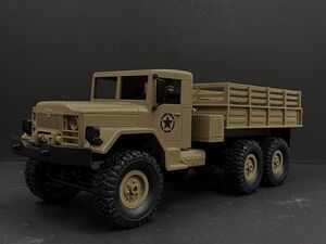 完成品 RTR 軍用トラックラジコン】WPL B-16 2.4GHz 1/16 6WD RTR ミリタリートラックラジコン 茶 ●技術基準適合証明済