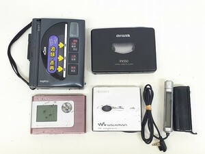 D262-S3-14790 ポータブルプレーヤー まとめ SANYO aiwa SONY カセットプレーヤー MDプレーヤー ウォークマン ジャンク 現状品3