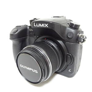 パナソニック LUMIX DMC-GH4 デジタルカメラ OLYMPUS 25mm 1:1.8 レンズ 動作未確認 ジャンク品 60サイズ発送 KK-2804131-232-mrrz