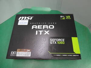 ★6776 中古 美品 動作品 msi グラフィックボード GeForce GTX 1060 AERO ITX 3G OC