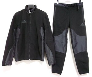 新品★adidas★アディダス★サッカー TANGO STREET★フリースジャケット＆フリースパンツ★上下セット★ブラック★S