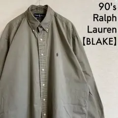 土日限定！RalphLaurenラルフローレン 90s BLAKE BDシャツ