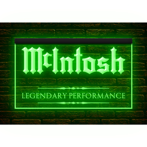 Y441 // Led ネオンライトサイン McIntosh Audio マッキントッシュ 音響 機材 オーディオ ■サイズ(約)：W400mm x H300mm 