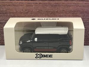 即決有★プルバックカー スズキ クロスビー SUZUKI XBEE スーパーブラックパール・3トーンコートオレンジ カラーサンプル★ミニカー