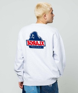 「XLARGE」 スウェットカットソー L アッシュ メンズ