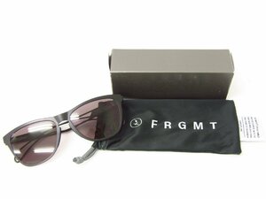 美品 OAKLEY オークリー Frogskins fragment フラグメント Satin Black Titanium OO6044-0356 サングラス 箱・巾着付き ▼AC24310