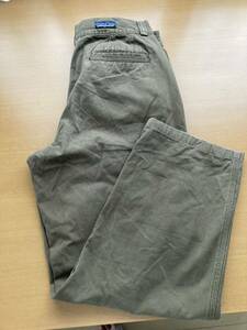 1993年製 patagonia W32 カーキ cotton pants パタゴニア