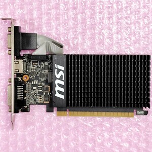 【動作確認済み】MSI GT710 2GB / NVIDIA GPU グラフィックカード GT 710 2GD3H LP / 1スロット