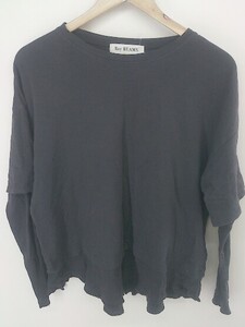 ◇ Ray BEAMS レイ ビームス レイヤード 長袖 Tシャツ カットソー ダークグレー レディース