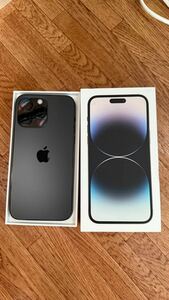 iPhone14 Pro Max 1TB スペースブラック バッテリー100% (10月に交換済み) 中古品 Apple SIMフリー 元Au 箱付 初期化済み