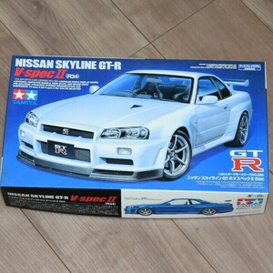 【P1549】タミヤ(TAMIYA) 1/24 スポーツカーシリーズ No.258 ニッサン スカイライン GT-R VスペックII プラモデル 24258