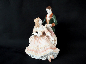 限定品 ROYAL WORCESTER A Gift of LOVE AGE OF ROMANCE ロイヤルウースター フィギュリン フィギュア 陶器人形