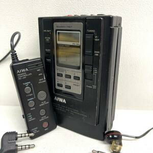 0613H6 AIWA アイワ カセットプレーヤー カセットボーイ HS-JX30 ポータブル 音楽機器 オーディオ機器 ラジオ AM FM ラジカセ