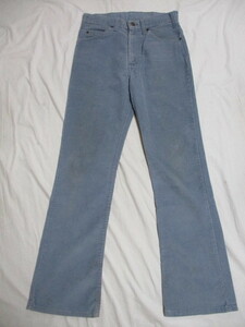 Levis リーバイス 517-1505 コーデュロイパンツ 水 42TALON USA製 W30