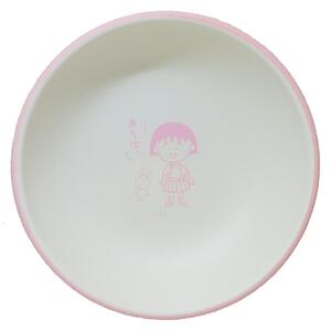 ちびまる子ちゃん 中皿 ラウンドプレートS さくらももこ マリモクラフト ギフト食器 アニメキャラクター グッズ