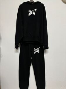 【入手困難】 SAINT Mxxxxxx セントマイケル セットアップ スウェット パーカー パンツ 黒 ブラック M / S サイズ 新品未使用 2024新作