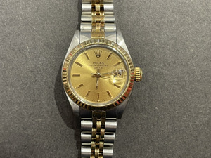 UMA53　ベルトバックル部分訳アリ品　保証無し　ROLEX　ロレックス　デイトジャスト　レディース　コンビ　Ref.6917　6622428　付属品無し