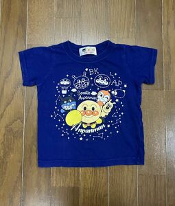 アンパンマン☆蓄光☆光る！半袖Tシャツ☆80cm☆ばいきんまん☆ドキンちゃん☆チーズ☆青色☆あんぱんまん☆男の子