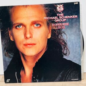 【LD】The Michael Schenker Group/HAMMERSIMTH LIVE ’83 (TE-D027)(盤面:ジャケ/VG+:VG)