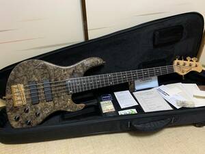 美品 Sadowsky NYC Custom Bass 5string 24F Buckeye Burl レア