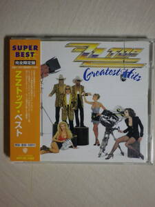 『ZZ Top/Greatest Hits(1992)』(1998年発売,WPCR-1920,廃盤,国内盤帯付,歌詞対訳付,Tush,Legs,Sleeping Bag,Rough Boy,La Grange)