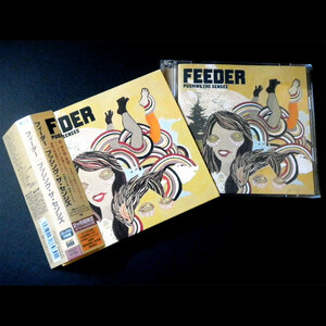 国内初回限定盤 2枚組 CD + DVD 帯付き 美品 フィーダー / プッシング・ザ・センシズ Feeder / Pushing The Senses