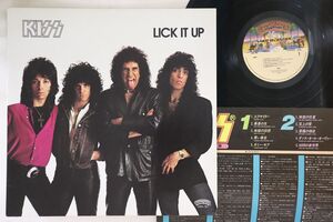 LP Kiss 地獄の回想 Lick It Up 28S181 CASABLANCA /00260