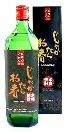 新鮮な 馬鈴薯 を原料とした本格 じゃが芋 焼酎!!　じゃがたらお春 25度 720ml　長崎