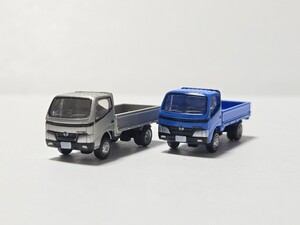 銀 青 2台 日野 デュトロ ブルー シルバー HINO DUTRO ザ カーコレクション カーコレ 第5弾 トミーテック TOMYTEC 88 89