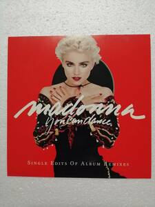 【非売品プロモCD】Madonna You Can Dance USAオリジナル Single Edits マドンナ　ユー・キャン・ダンス