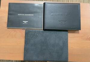 Bentley Continental GT ベントレーコンチネンタル／GT／BFCYC／CP／2015年式／　　取扱説明書　　#2469