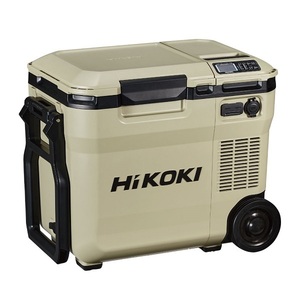 HiKOKI UL18DC(WMB) コ－ドレス冷温庫 蓄電池付セット 最大庫内容量18L サンドべ－ジュ 2部屋モ－ドで冷蔵と保温が同時にできる 新品