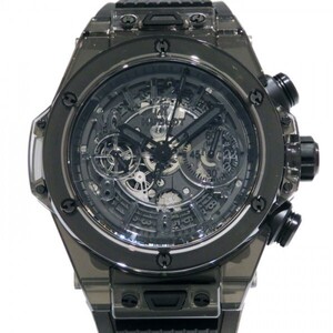 ウブロ HUBLOT ビッグバン ウニコ サファイア オールブラック 世界限定500本 411.JB.4901.RT ブラック文字盤 アウトレット 腕時計 メンズ