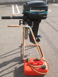 マーキュリー シープロ 船外機+タンクセット 2スト 15馬力 S足 MERCURY SEA PRO 中古