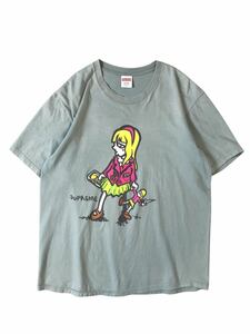 (D) SUPREME シュプリーム Suzie Switchblade Tee L グリーン 半袖 Tシャツ (ma)