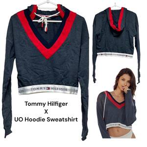 TOMMY HILFIGER M Navy パーカースウェット