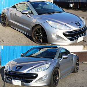 プジョー RCZ インテグラルレザー パック ABA-T7R5F02 ETC AT 車検 令和6年6月 グレー 56000km 19インチ ブリヂストン BS レグノ GR-XI