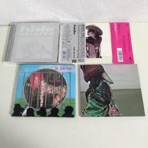 CD B070 hide ヒデ 3枚まとめ SPIRITS トリビュートアルバム Ja,Zoo,hide In Motion