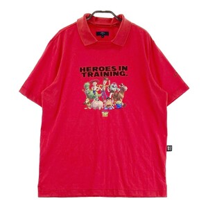 CALLAWAY キャロウェイ ×Disney TOY STORY 2022年モデル 襟付き 半袖Tシャツ レッド系 LL [240101256722] ゴルフウェア メンズ