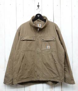 Carhartt カーハート ＊Woodward Traditional Jacket ワークジャケット　＊100107　908　カーキ系　XLサイズ＊QUICK DUCK 速乾ダック地　　