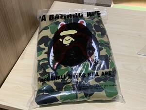 【13536】【未使用】【A BATHING APE】ABC CAMO SHARK FULL ZIP HOODIE フーディー エイプ 迷彩 グリーン カモフラ M メンズ タグ付き彡