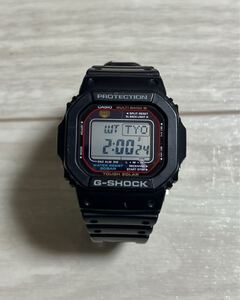 美品 レアモデル CASIO カシオ GW-M5610 G-SHOCK 黒 ブラック 腕時計 電波ソーラー タフソーラー