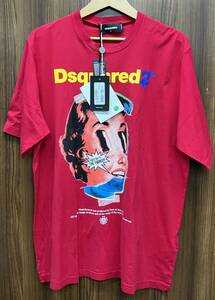 DSQUARED2 ディースクエアード ／ 半袖Tシャツ／ S74GD0566 ／ レッド