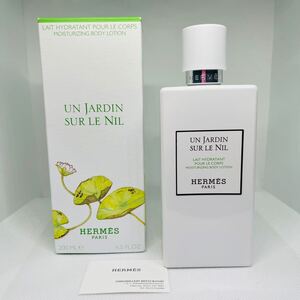 HERMES エルメス ナイルの庭 モイスチャライジング ボディローション　UN JARDIN SUR LE NIL 200ml 