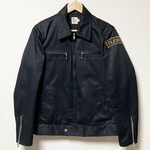 美品 D.Lewis ディールイス Lewis Leathers ルイスレザー Dry Bones ドライボーンズ シングルライダースジャケット ブルゾン ブラック 黒