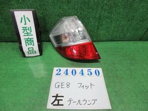 フィット DBA-GE8 左 テール ランプ RS NH731P クリスタルブラックパール スタンレー P7612 240450