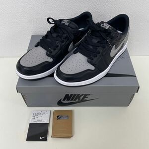 良品 NIKE ナイキ AIR JORDAN 1 RETRO LOW OG エアジョーダン1 レトロ ロー CZ0790-003 26cm SHADOW シャドウ スニーカー 240619KB